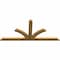 Ekena Millwork Richland Rough Sawn Timber Gable Bracket, Western Red Cedar, 72"W x 33"H x 2"D x 4"F, 11/12 Pitch GBW072X33X0204RIC00RWR - alternate 3